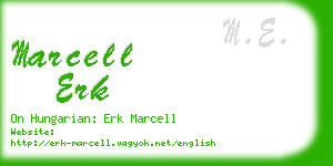 marcell erk business card